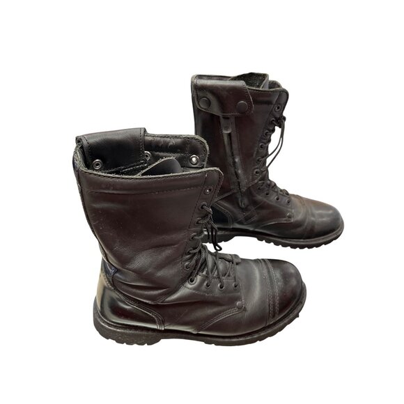 Rocky Mens black leather paratroop moto mid calf boots sz 10M SKU 9955 main image 14